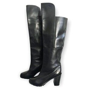 Walter Steiger boots black over the knee /knee high boots, size 39.5 EU